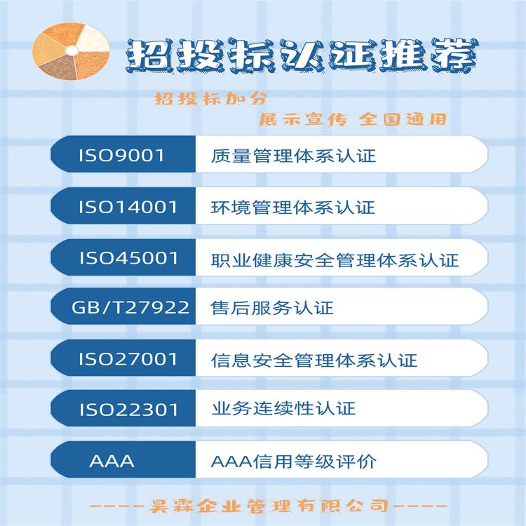 環境管理體系認證  證書流程及條件如何辦理
